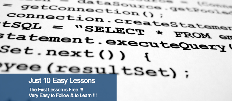 Just Ten Easy Lessons. The First Lesson is Free.