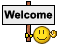 Sign: Welcome